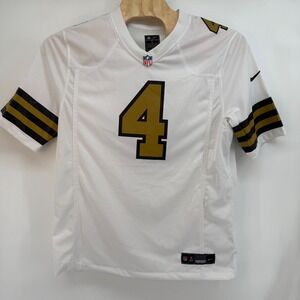 Men's Nike New Orleans Saints Derek Carr 4 White NFL Football Jersey Size L